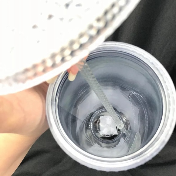 STARBUCKS Venti Bling Platinum silver tumbler cup - Picture 4 of 6